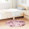 vidaXL - Hoogpolig - vloerkleed - NAVARRA - 100x100 - cm - polyester - stoffig - roze