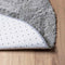 vidaXL - Hoogpolig - vloerkleed - NAVARRA - 100x100 - cm - polyester - zilvergrijs