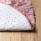 vidaXL - Hoogpolig - vloerkleed - NAVARRA - 100x100 - cm - polyester - stoffig - roze