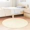 vidaXL - Hoogpolig - vloerkleed - NAVARRA - 100x100 - cm - polyester - crèmekleurig