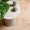 vidaXL - Hoogpolig - vloerkleed - NAVARRA - 100x100 - cm - polyester - beige