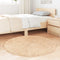vidaXL - Hoogpolig - vloerkleed - NAVARRA - 100x100 - cm - polyester - beige
