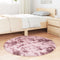vidaXL - Hoogpolig - vloerkleed - NAVARRA - 100x100 - cm - polyester - stoffig - roze