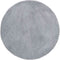 vidaXL - Hoogpolig - vloerkleed - NAVARRA - 120x120 - cm - polyester - zilvergrijs
