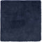 vidaXL - Hoogpolig - vloerkleed - NAVARRA - 120x120 - cm - polyester - marineblauw