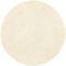 vidaXL - Hoogpolig - vloerkleed - NAVARRA - 120x120 - cm - polyester - crèmekleurig
