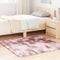 vidaXL - Hoogpolig - vloerkleed - NAVARRA - 120x120 - cm - polyester - stoffig - roze