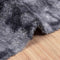 vidaXL - Hoogpolig - vloerkleed - NAVARRA - 120x120 - cm - polyester - donkergrijs
