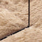 vidaXL - Hoogpolig - vloerkleed - NAVARRA - 120x120 - cm - polyester - beige