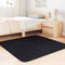 vidaXL - Hoogpolig - vloerkleed - NAVARRA - 120x120 - cm - polyester - zwart