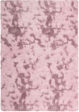 vidaXL - Hoogpolig - vloerkleed - NAVARRA - 120x170 - cm - polyester - stoffig - roze