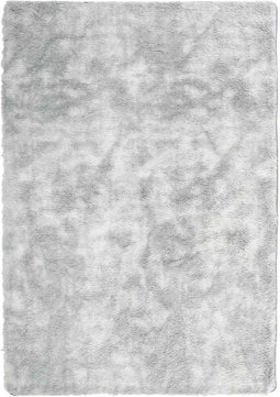 vidaXL - Hoogpolig - vloerkleed - NAVARRA - 120x170 - cm - polyester - lichtgrijs