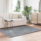 vidaXL - Hoogpolig - vloerkleed - NAVARRA - 120x170 - cm - polyester - zilvergrijs