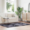 vidaXL - Hoogpolig - vloerkleed - NAVARRA - 130x200 - cm - polyester - donkergrijs