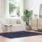 vidaXL - Hoogpolig - vloerkleed - NAVARRA - 130x200 - cm - polyester - marineblauw