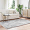 vidaXL - Hoogpolig - vloerkleed - NAVARRA - 130x200 - cm - polyester - lichtgrijs