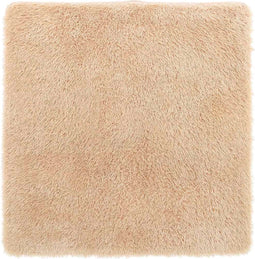vidaXL - Hoogpolig - vloerkleed - NAVARRA - 160x160 - cm - polyester - beige
