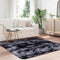 vidaXL - Hoogpolig - vloerkleed - NAVARRA - 160x160 - cm - polyester - donkergrijs