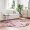 vidaXL - Hoogpolig - vloerkleed - NAVARRA - 160x160 - cm - polyester - stoffig - roze