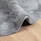 vidaXL - Hoogpolig - vloerkleed - NAVARRA - 160x160 - cm - polyester - zilvergrijs