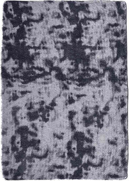 vidaXL - Hoogpolig - vloerkleed - NAVARRA - 160x230 - cm - polyester - donkergrijs