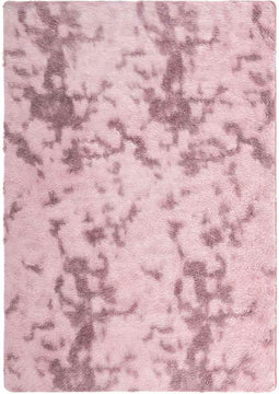 vidaXL - Hoogpolig - vloerkleed - NAVARRA - 160x230 - cm - polyester - stoffig - roze