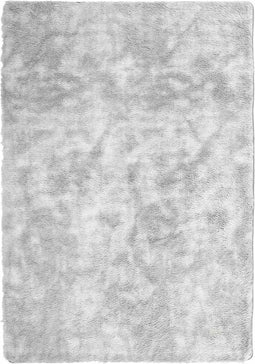 vidaXL - Hoogpolig - vloerkleed - NAVARRA - 160x230 - cm - polyester - lichtgrijs
