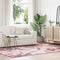 vidaXL - Hoogpolig - vloerkleed - NAVARRA - 160x230 - cm - polyester - stoffig - roze