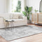 vidaXL - Hoogpolig - vloerkleed - NAVARRA - 160x230 - cm - polyester - lichtgrijs