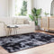 vidaXL - Hoogpolig - vloerkleed - NAVARRA - 160x230 - cm - polyester - donkergrijs