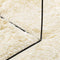 vidaXL - Hoogpolig - vloerkleed - NAVARRA - 160x230 - cm - polyester - crèmekleurig