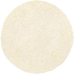 vidaXL - Hoogpolig - vloerkleed - NAVARRA - 200x200 - cm - polyester - crèmekleurig