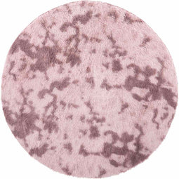 vidaXL - Hoogpolig - vloerkleed - NAVARRA - 200x200 - cm - polyester - stoffig - roze