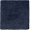 vidaXL - Hoogpolig - vloerkleed - NAVARRA - 200x200 - cm - polyester - marineblauw