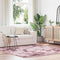 vidaXL - Hoogpolig - vloerkleed - NAVARRA - 200x200 - cm - polyester - stoffig - roze