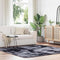 vidaXL - Hoogpolig - vloerkleed - NAVARRA - 200x200 - cm - polyester - donkergrijs