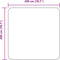 vidaXL - Hoogpolig - vloerkleed - NAVARRA - 200x200 - cm - polyester - stoffig - roze