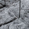 vidaXL - Hoogpolig - vloerkleed - NAVARRA - 200x200 - cm - polyester - zilvergrijs