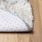 vidaXL - Hoogpolig - vloerkleed - NAVARRA - 200x200 - cm - polyester - lichtgrijs