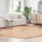 vidaXL - Hoogpolig - vloerkleed - NAVARRA - 200x200 - cm - polyester - beige