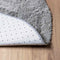 vidaXL - Hoogpolig - vloerkleed - NAVARRA - 200x200 - cm - polyester - zilvergrijs