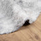 vidaXL - Hoogpolig - vloerkleed - NAVARRA - 200x200 - cm - polyester - lichtgrijs