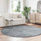 vidaXL - Hoogpolig - vloerkleed - NAVARRA - 200x200 - cm - polyester - zilvergrijs