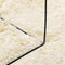 vidaXL - Hoogpolig - vloerkleed - NAVARRA - 200x200 - cm - polyester - crèmekleurig