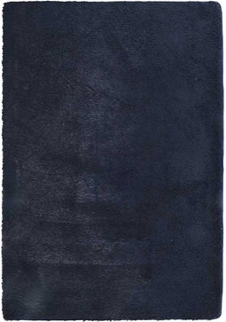 vidaXL - Hoogpolig - vloerkleed - NAVARRA - 200x290 - cm - polyester - marineblauw