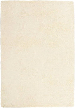 vidaXL - Hoogpolig - vloerkleed - NAVARRA - 200x290 - cm - polyester - crèmekleurig