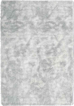 vidaXL - Hoogpolig - vloerkleed - NAVARRA - 200x290 - cm - polyester - lichtgrijs