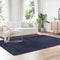 vidaXL - Hoogpolig - vloerkleed - NAVARRA - 200x290 - cm - polyester - marineblauw