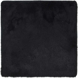 vidaXL - Hoogpolig - vloerkleed - NAVARRA - 240x240 - cm - polyester - zwart