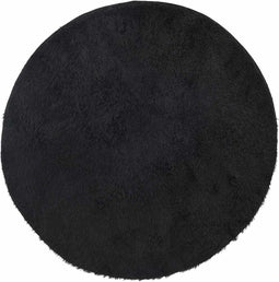 vidaXL - Hoogpolig - vloerkleed - NAVARRA - 240x240 - cm - polyester - zwart